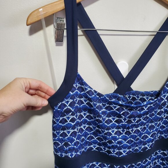 EDDIE BAUER Aster Jersey Maxi Dress UPF50+ Side Split Pullover Womens Large Tall - Picture 3 of 13